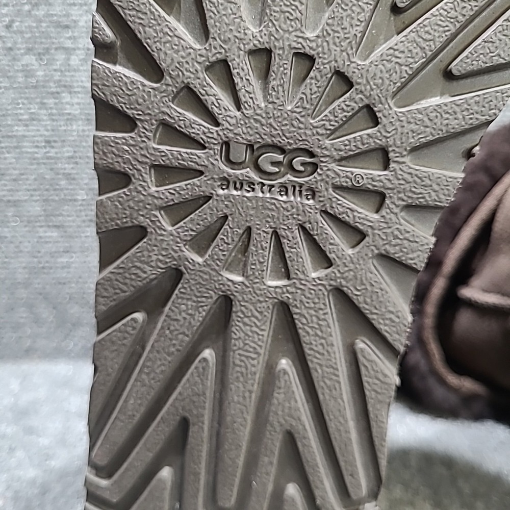 UGG Australia Classic Tall Brown Suede Boots Sheepskin Lining Womens US Size 7 - Picture 8 of 12